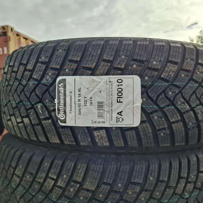 225/55R18 CONTINENTAL ICECONTACT 3 102T XL FR Studded 3PMSF M+S