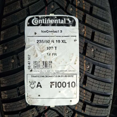 235/50R19 Continental Icecontact 3 103T XL